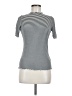 Polagram Stripes Black Short Sleeve Top Size M - photo 1