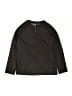 Active by Old Navy Black Gray Long Sleeve Henley Size 10 - 12 - photo 1
