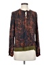 CAbi 100% Polyester Brown Long Sleeve Blouse Size XS - photo 1