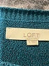Ann Taylor LOFT Stars Teal Pullover Sweater Size S - photo 7