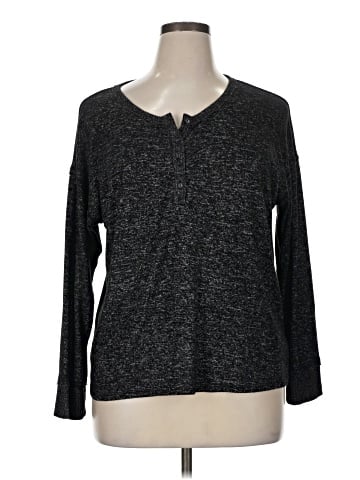 Bobeau Long Sleeve Top (view 1)