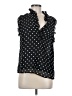 Susan Bristol 100% Polyester Polka Dots Black Sleeveless Blouse Size M - photo 1