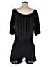 Arden B. 100% Polyester Solid Black Romper Size XS - photo 2