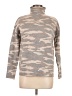 Tahari Camo Gray Turtleneck Sweater Size M - photo 1
