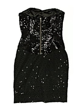 betsey johnson black sequin dress Women's Fringe inspired blazer dress featuring sheer long sleeves and dazzling sequin accents Betsey Johnson Petite Clothing On