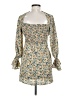 Hello Molly 100% Polyester Yellow Casual Dress Size 6 - photo 2