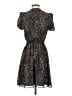 Max Studio 100% Polyester Animal Print Black Cocktail Dress Size S - photo 2