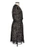 Max Studio 100% Polyester Animal Print Black Cocktail Dress Size S - photo 4