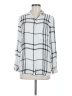 Old Navy 100% Viscose Silver Long Sleeve Blouse Size M - photo 1