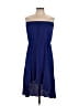 Coco Bianco 100% Rayon Solid Blue Cocktail Dress Size L - photo 1