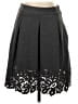 BCBGMAXAZRIA Solid Gray Casual Skirt Size 2 - photo 1