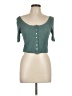 Unbranded Teal Short Sleeve Top Size L - photo 1