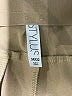 Stylus 100% Polyester Solid Tan Khakis Size 34 waist - photo 3
