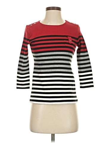 Karen Scott Sport 3/4 Sleeve T-Shirt (view 1)