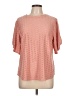 Cooper & Ella Pink Short Sleeve Blouse Size Lg (3) - photo 1