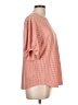 Cooper & Ella Pink Short Sleeve Blouse Size Lg (3) - photo 4