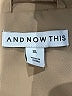 And Now This 100% Polyester Solid Tan Jacket Size XL - photo 6