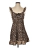 Unbranded Animal Print Brown Casual Dress Size S - photo 1