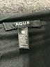 Aqua 100% Polyester Stars Silver Black Cocktail Dress Size L - photo 4