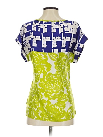Trina Turk Short Sleeve Silk Top (view 2)