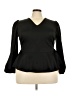 Ashley Stewart Black 3/4 Sleeve Blouse Size 22 - 24 Plus - photo 1