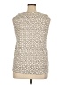 Emelia Ivory Sleeveless Blouse Size XL - photo 2