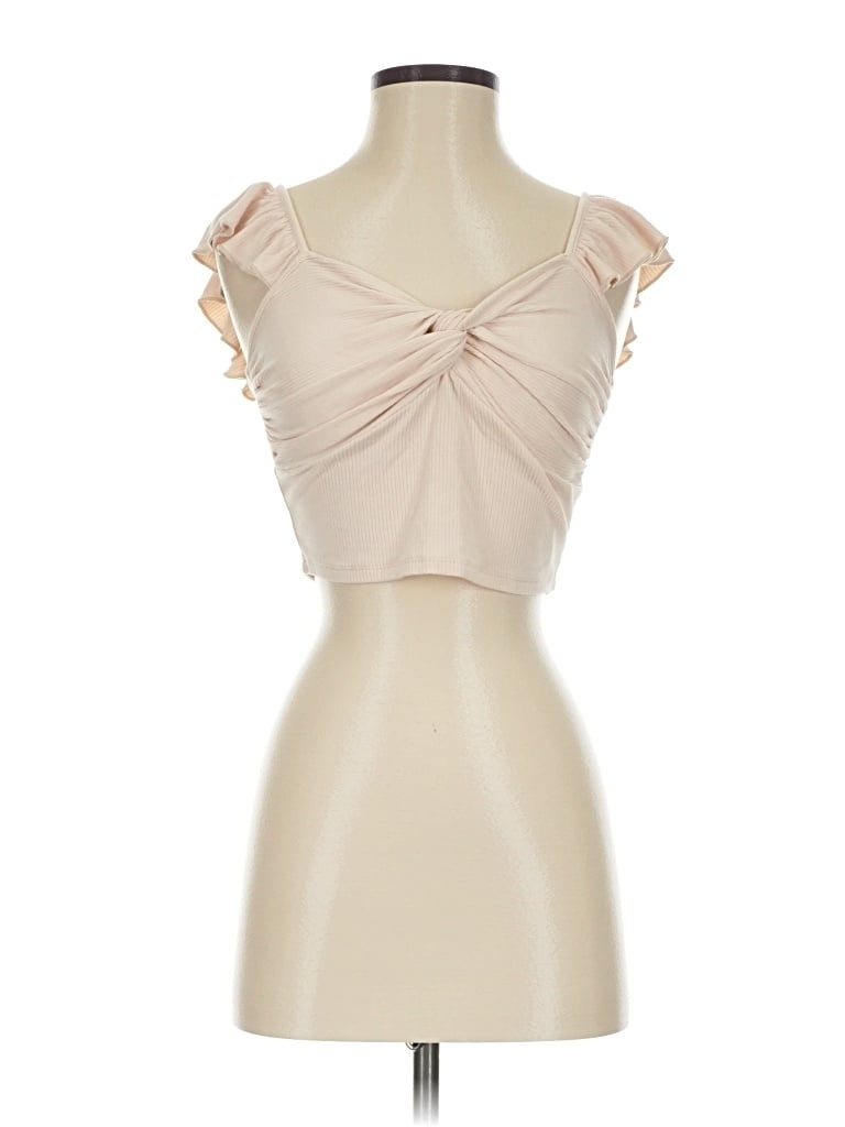 Pre-owned Cider Sleeveless Blouse In Brown