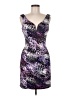 Guess Print Purple Cocktail Dress Size 6 - photo 1