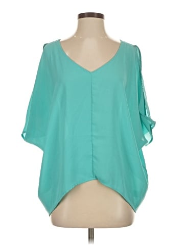 H.I.P. Happening in the Present 3/4 Sleeve Blouse (view 1)