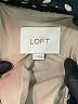 Ann Taylor LOFT 100% Cotton Polka Dots Gold Blazer Size 2 - photo 6