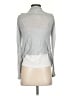 Ambiance Apparel 100% Rayon Silver Cardigan Size S - photo 2