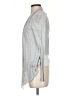 Ambiance Apparel 100% Rayon Silver Cardigan Size S - photo 5