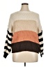 Angel Kiss 100% Acrylic Color Block Tan Pullover Sweater Size XL - photo 1