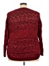 Chelsea Studio 100% Acrylic Hearts Burgundy Pullover Sweater Size 22/24 (1X) - photo 2