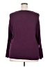 Just Fab Purple Long Sleeve Blouse Size XXL - photo 2