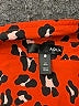 Aqua 100% Rayon Animal Print Orange Long Sleeve Blouse Size XS - photo 6