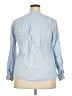 Tommy Hilfiger Blue Long Sleeve Blouse Size XL - photo 2