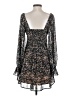 2Bella 100% Polyester Floral Black Cocktail Dress Size S - photo 2