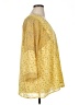 Hayden 100% Polyester Yellow 3/4 Sleeve Blouse Size 1X - photo 4