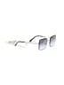 Chanel 100% Metal Silver Black Sunglasses One size - photo 1