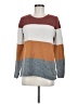 Pinque Color Block Gray Pullover Sweater Size M - photo 1