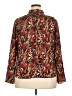 Allison Joy 100% Polyester Animal Print Brown Long Sleeve Blouse Size XL - photo 2