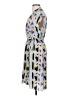 Tucker 100% Silk Print Blue Casual Dress Size P (petite) - photo 5
