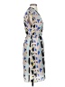 Tucker 100% Silk Print Blue Casual Dress Size P (petite) - photo 4