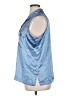 Morgan Taylor 100% Polyester Blue Sleeveless Blouse Size XL - photo 5
