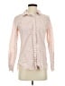 Garnet Hill Stripes Pink Long Sleeve Blouse Size 4 - photo 1