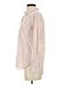 Garnet Hill Stripes Pink Long Sleeve Blouse Size 4 - photo 5