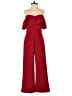 H&M Solid Red Jumpsuit Size 2 - photo 1