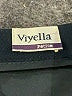 Viyella Solid Black Blue Wool Skirt Size 8 (petite) - photo 4