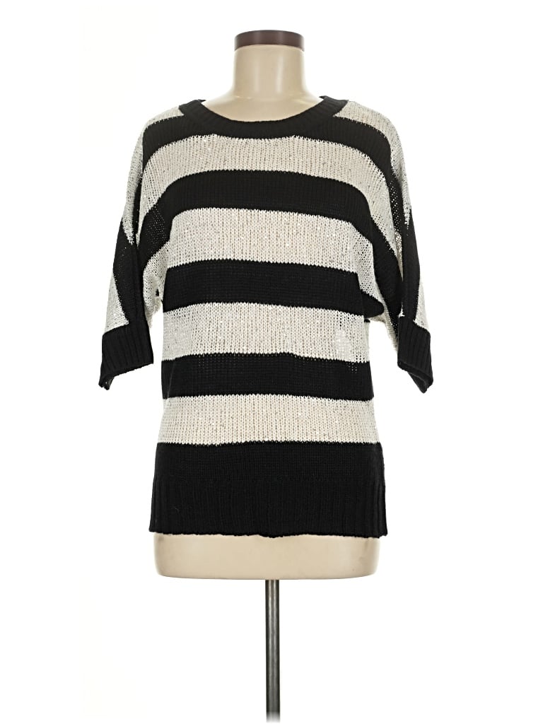 Pre-owned Ab Studio Pullover Sweater In Black